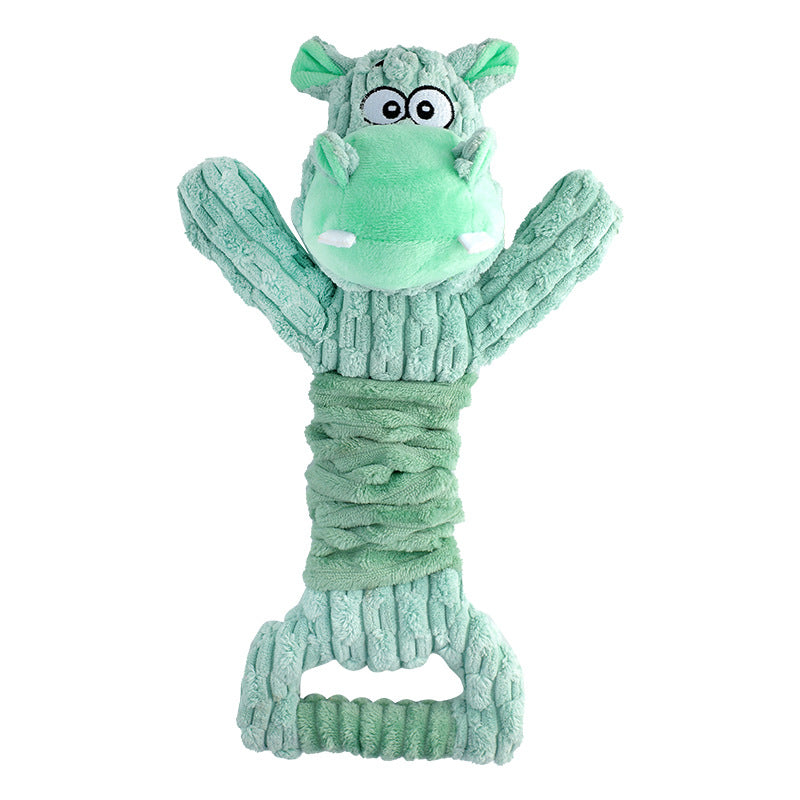 Large Plush Pet Squeaky Tug Of War Indoor Play Toy