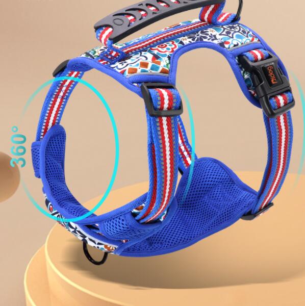 Pet Chest Harness Adjustable Leash Walking Support Tool