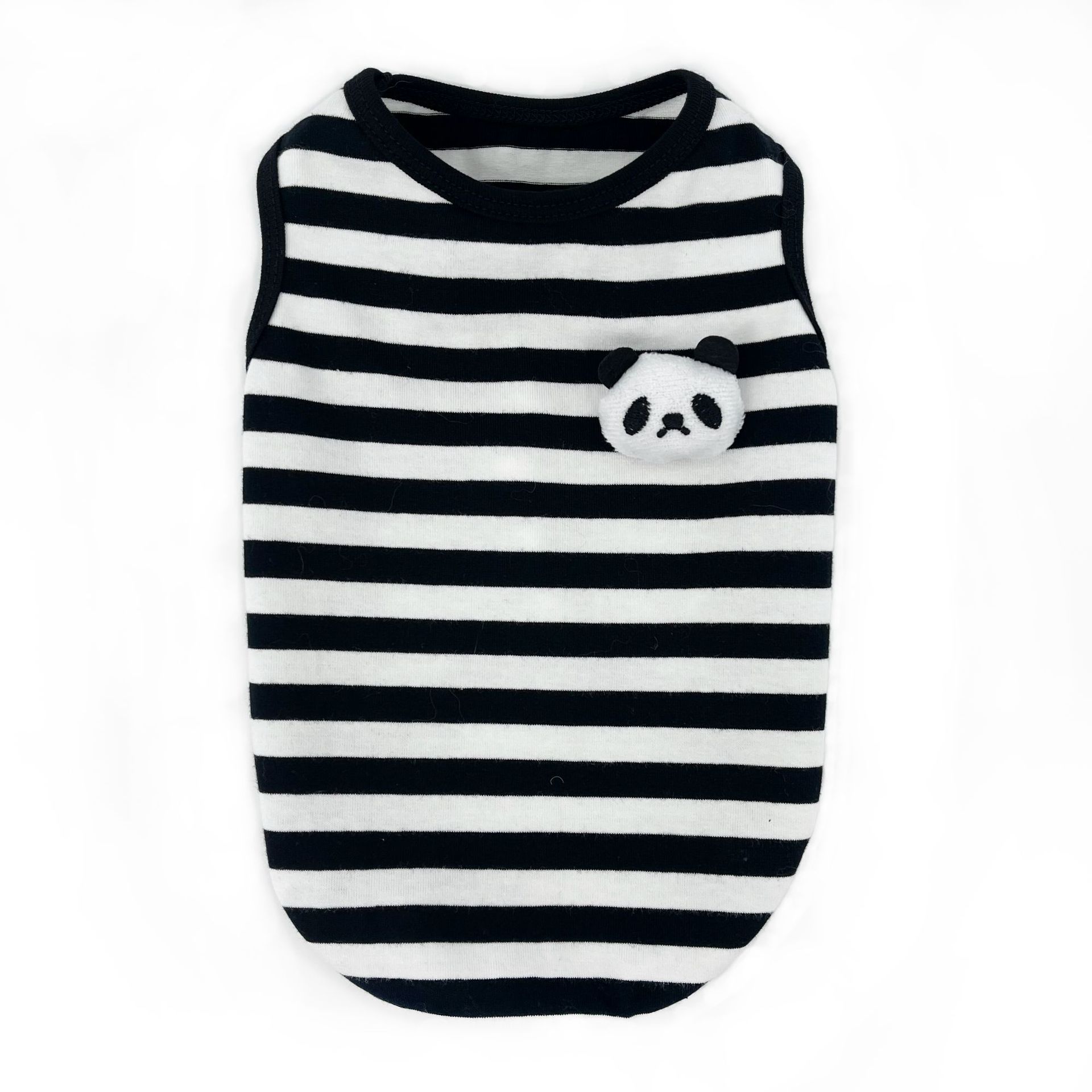 Pet Striped Vest Style Clothing Suit
