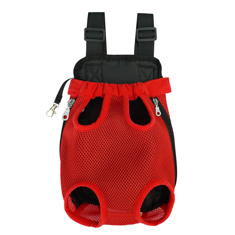 Breathable Portable Pet Backpack Mesh Travel Carrier Bag