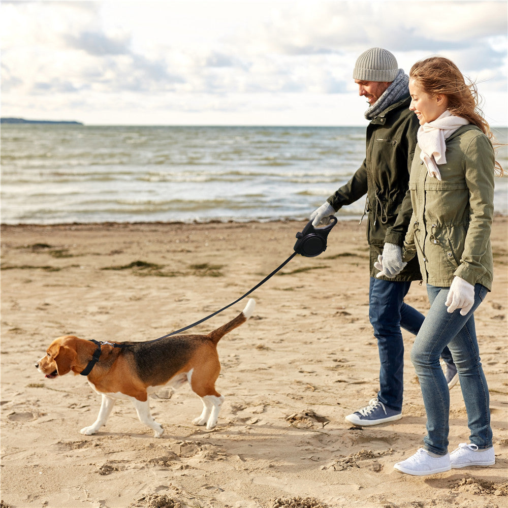 Pet 3 In 1 Outdoor Walking Water Bottle Leash Tool