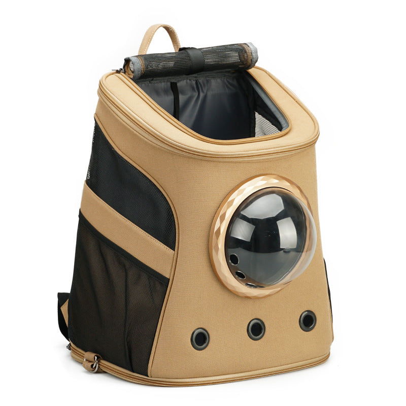 Pet Portable Backpack Style Carrier Bag Medium Size Travel