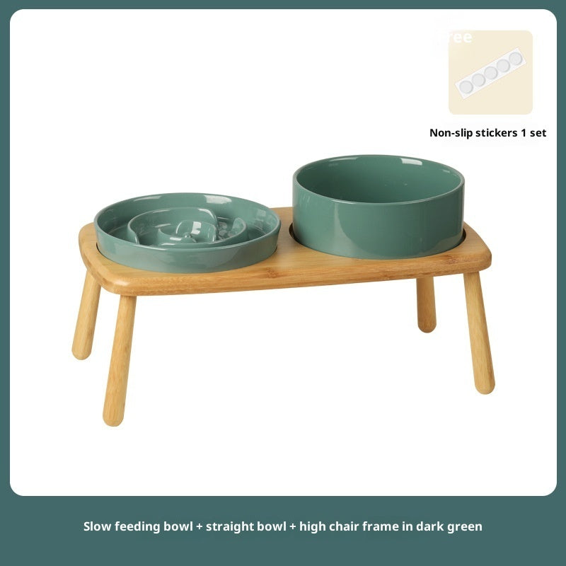 Ceramic Slow Feeding Anti Choking Feeder Bowl