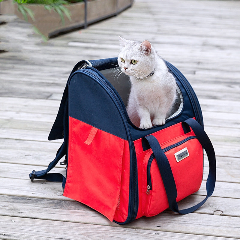Pet Breathable Waterproof Backpack Handbag Carrier Bag