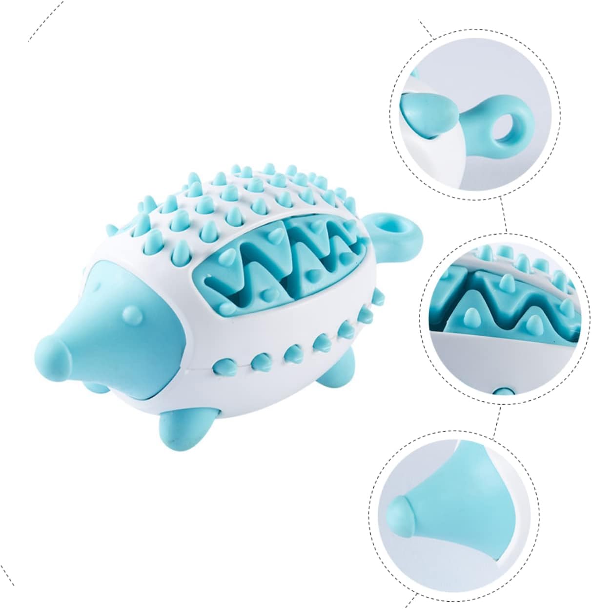 Wear Resistant Pet Treat Dispensing Puzzle Squeaky Chew Toy