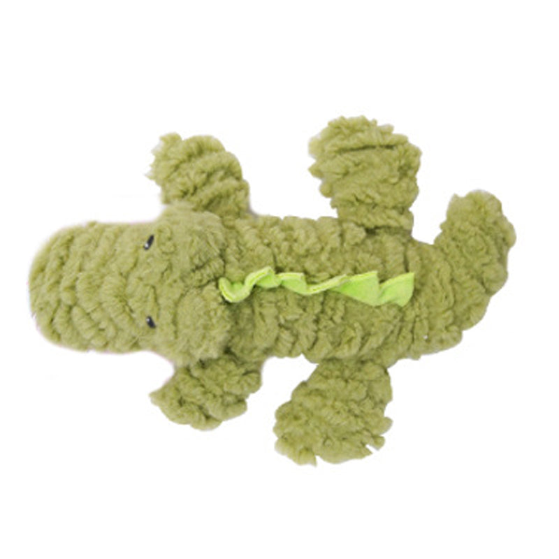Plush Pet Animal Shape Bite Resistant Squeaky Training Toy