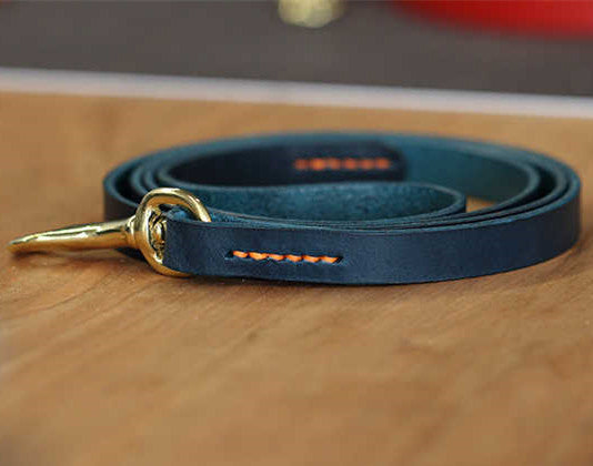 Leather Pet Traction Strap Durable Walking Leash Tool