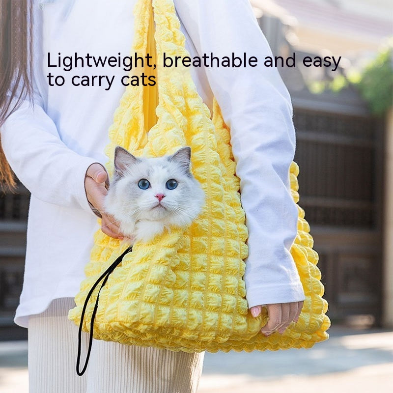 Animal Shaped Pet Backpack Portable Off Shoulder Carrier Bag