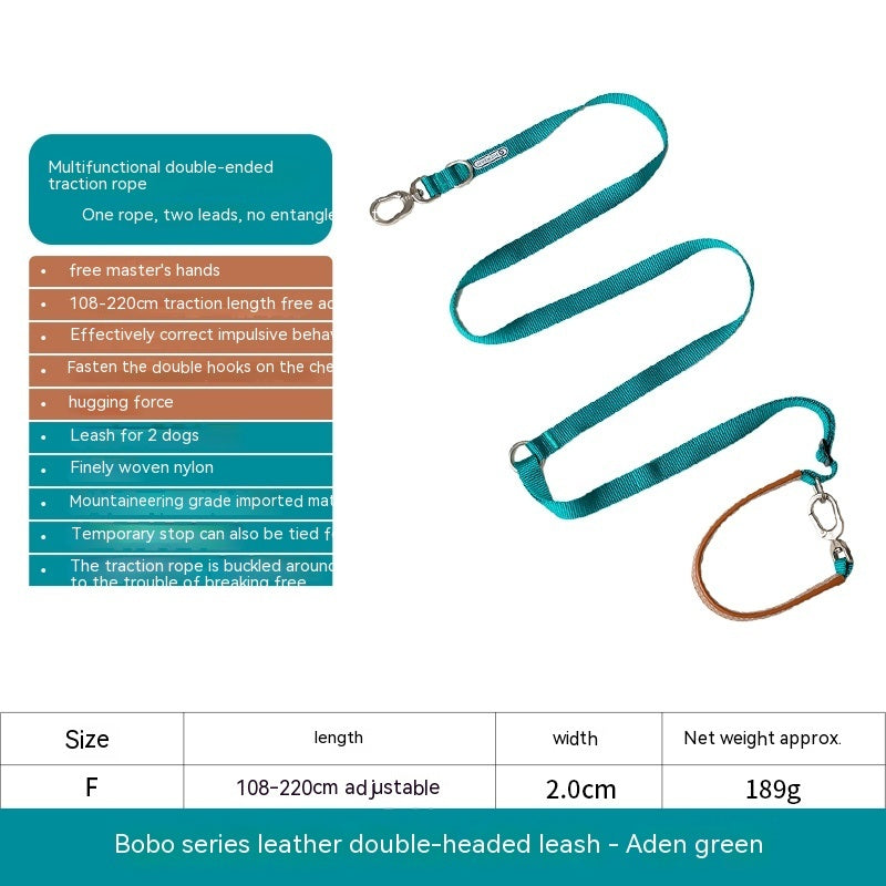 Knitted Pet Traction Rope Chain Durable Walking Leash Tool