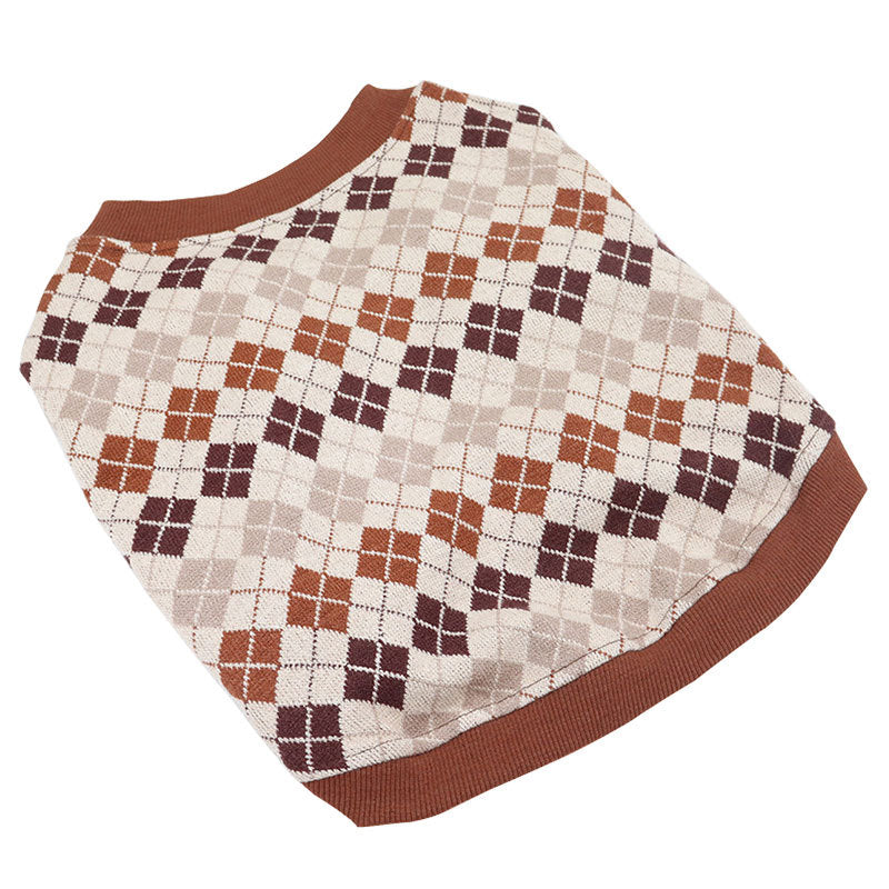 Fashion Short Knitted Pet Cardigan Warm Clothing
