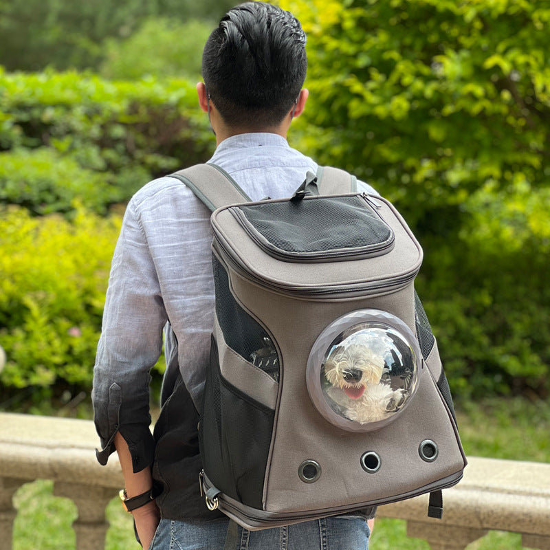 Pet Portable Backpack Style Carrier Bag Medium Size Travel