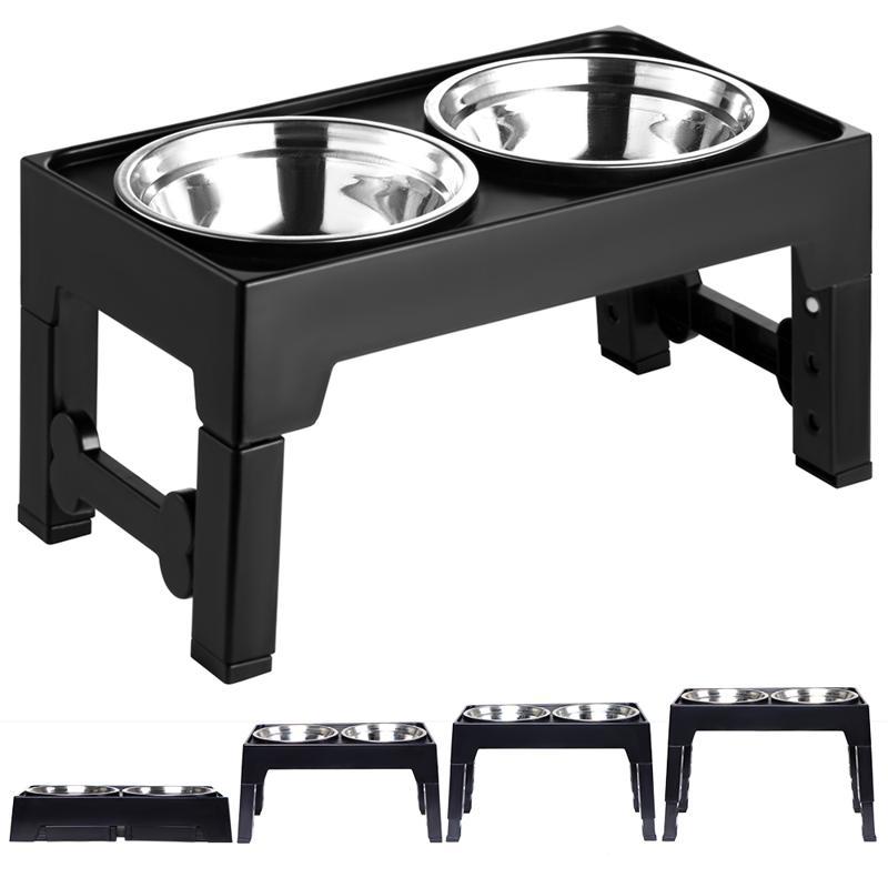 Pet Elevated Feeding Bowl Neck Protection Anti Tumble Suit