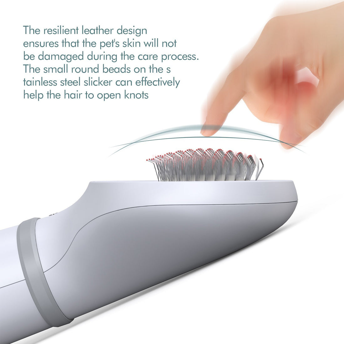 Dadypet Pet Grooming Hair Dryer Slicker Brush Tool