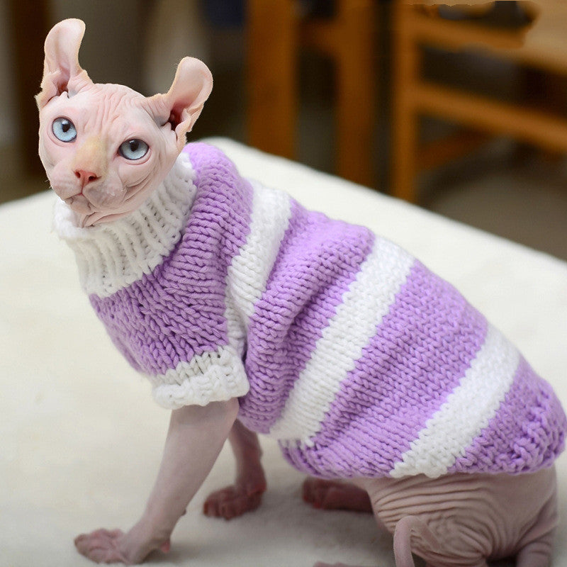 Hairless Pet Sweater Warm Cozy Clothing