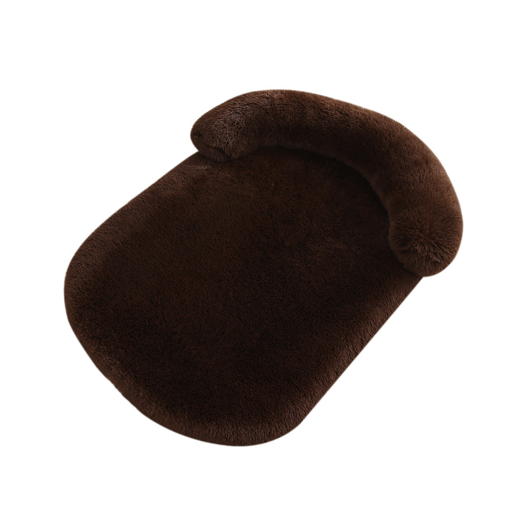 Plush Pet House Bed With Warm Soft Cushion Comfort