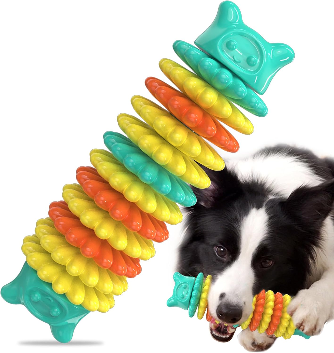 Durable Pet Chew Toy Indestructible Rubber Interactive Outdoor Entertainment