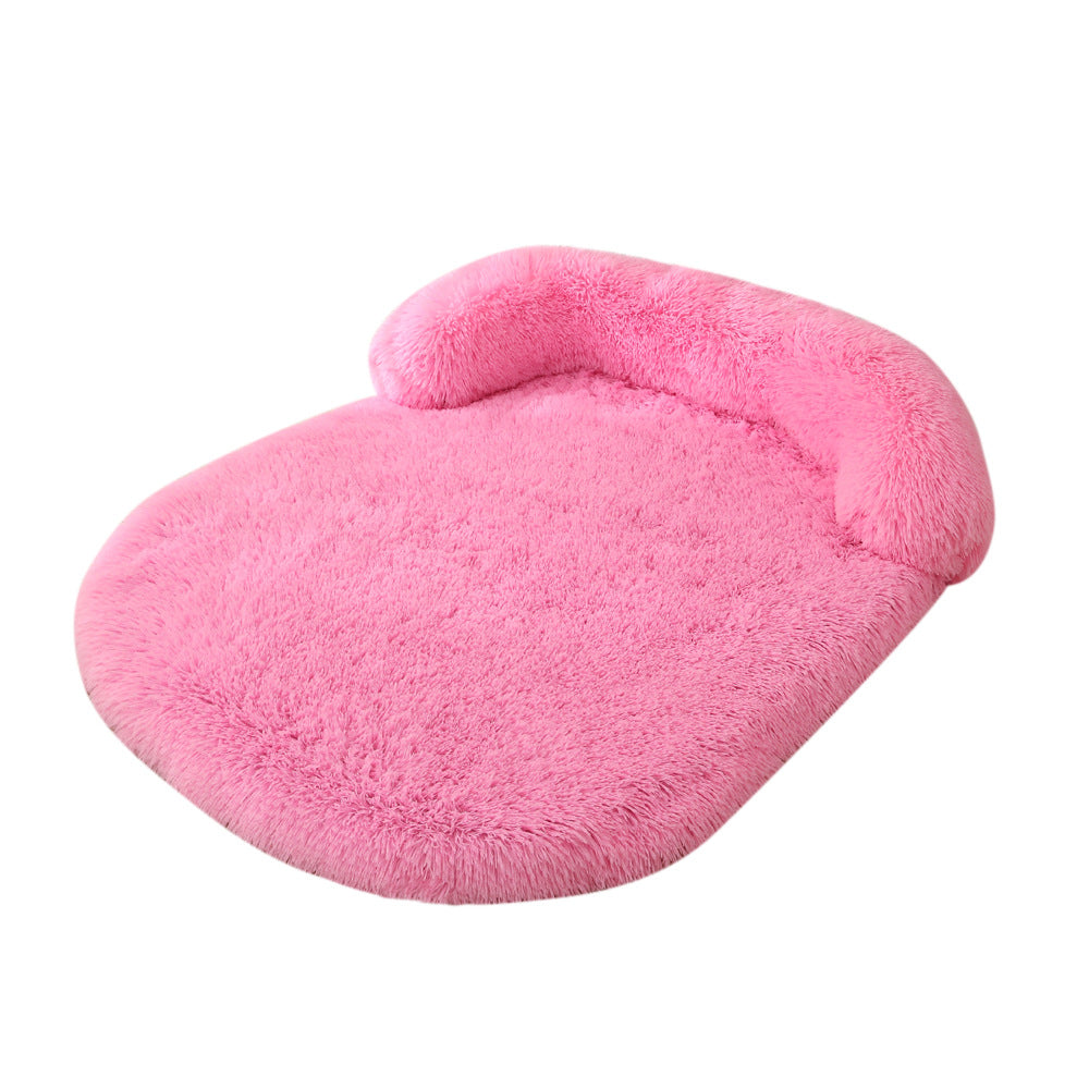 Plush Pet House Bed With Warm Soft Cushion Comfort