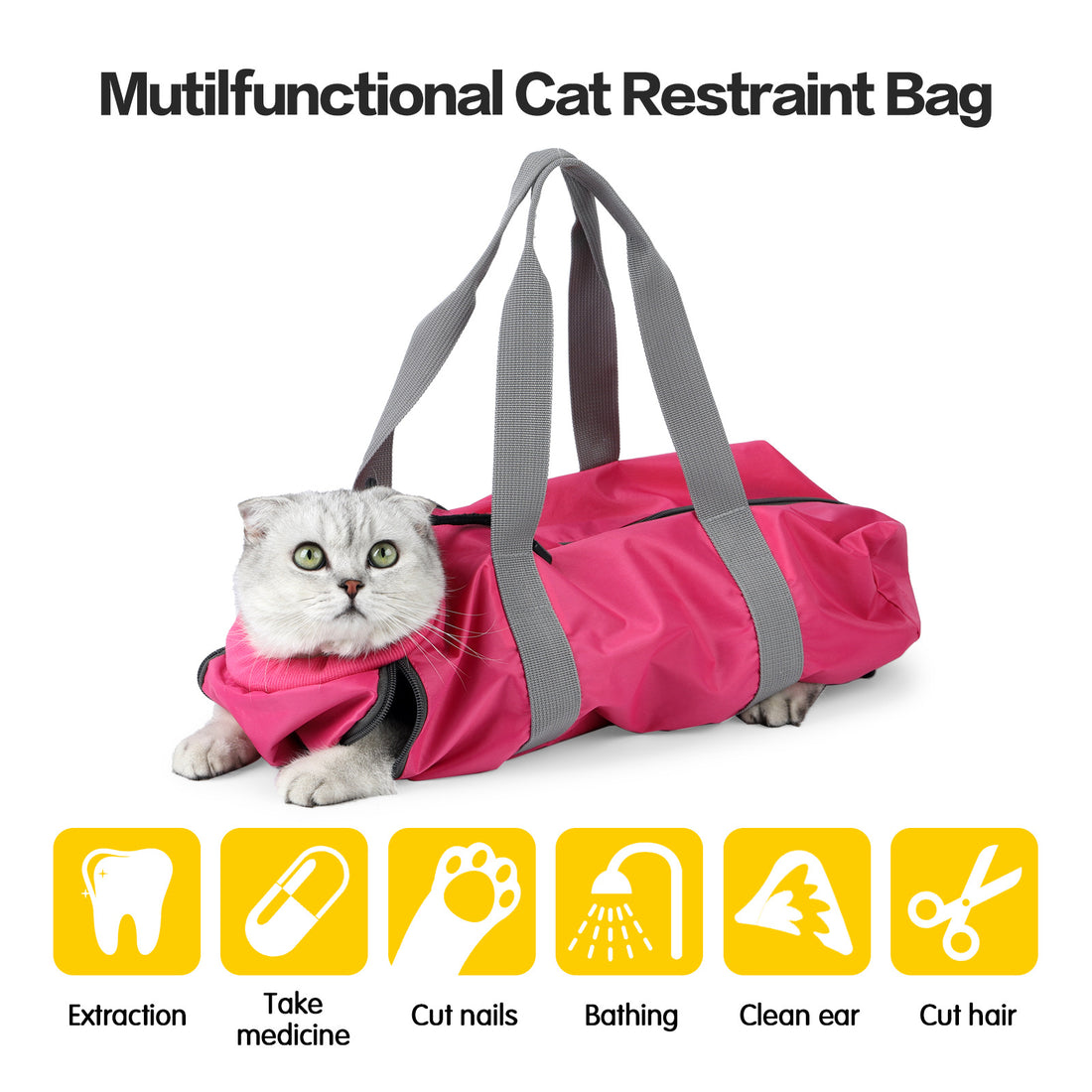 Pet Travel Bag Double Layer Anti Scratch Bite Carrier Bag