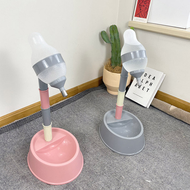 Adjustable Height Automatic Pet Water Dispenser Feeder Fountain