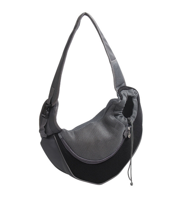 Pet Mesh Travel Carrier Handbag Sling Shoulder Bag Outdoor Tote
