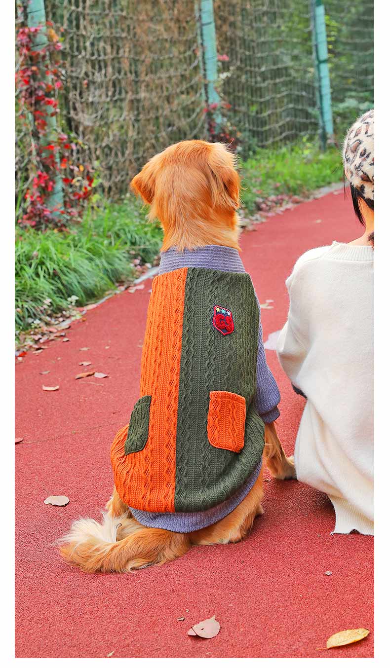 Winter Thickened Large Pet Sweater Warm Clothing