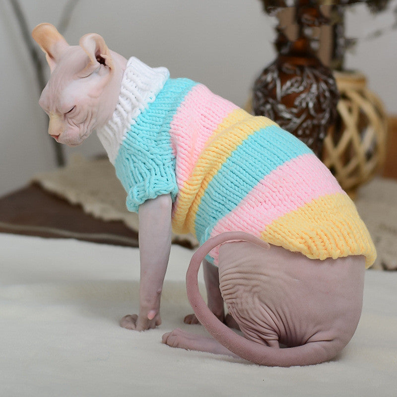 Hairless Pet Sweater Warm Cozy Clothing