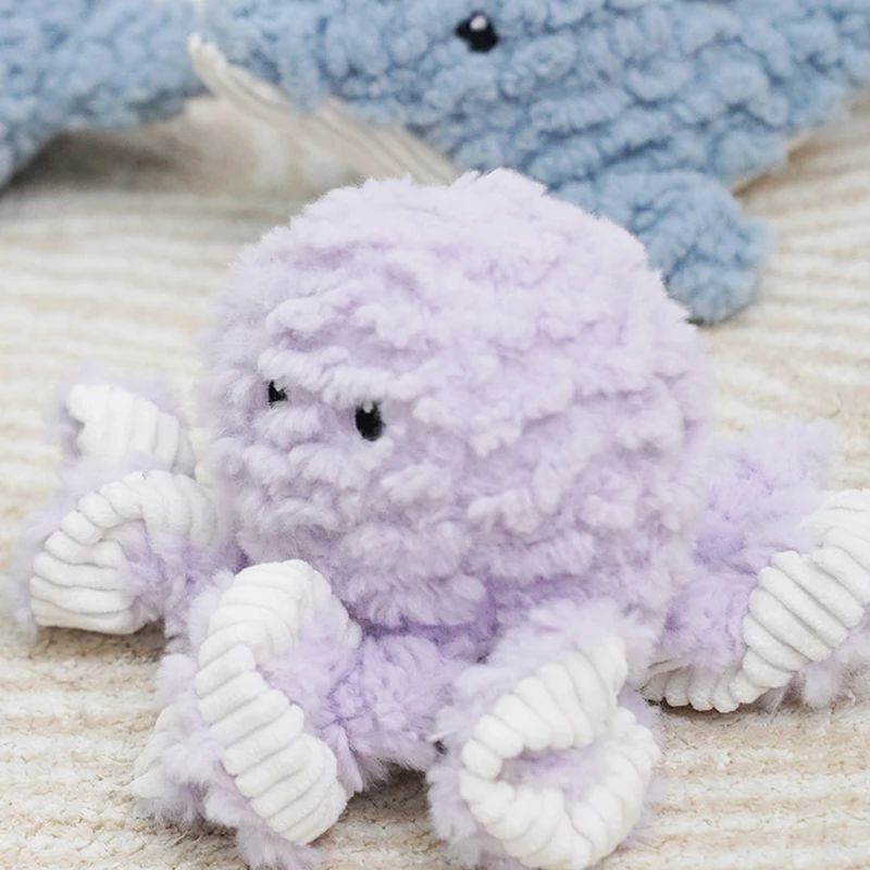 Plush Pet Animal Shape Bite Resistant Squeaky Training Toy