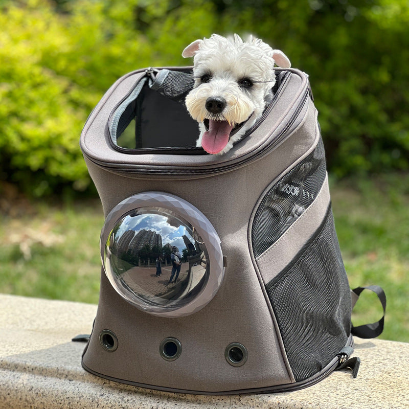 Pet Portable Backpack Style Carrier Bag Medium Size Travel