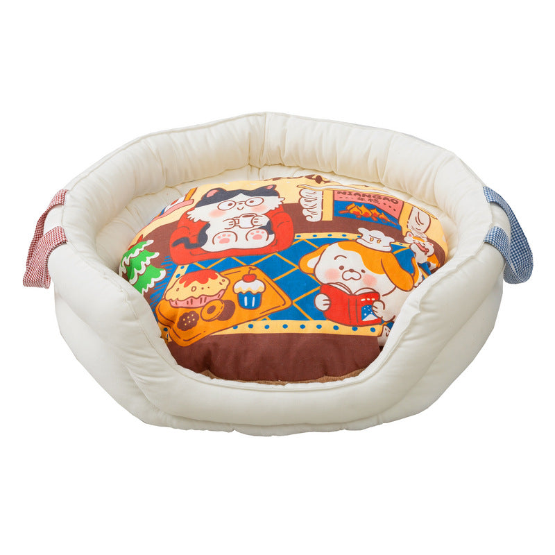 Winter Series Autumn Winter Pet Deep Sleep Nest Bed
