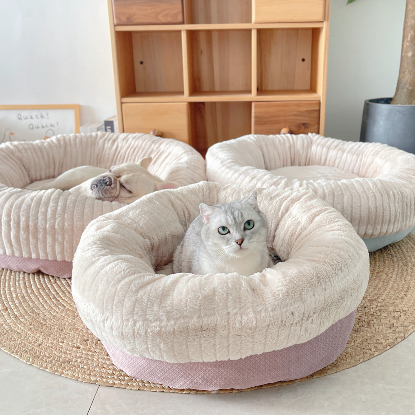 Soft Thickened Warm Pet Kennel For Deep Sleep Comfort