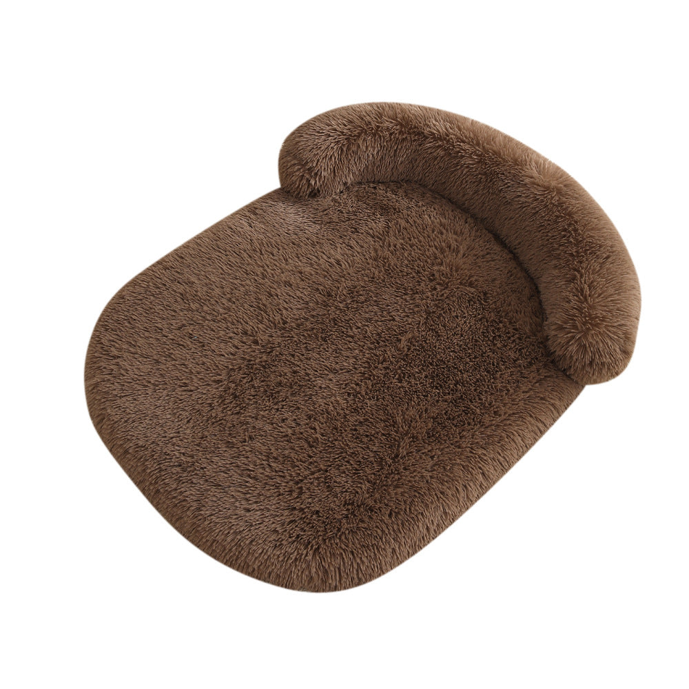 Plush Pet House Bed With Warm Soft Cushion Comfort