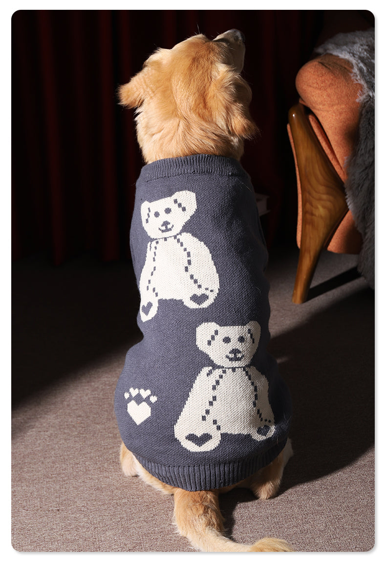 Winter Thickened Large Pet Sweater Warm Clothing