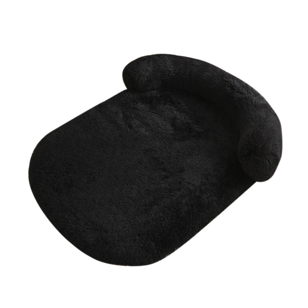 Plush Pet House Bed With Warm Soft Cushion Comfort