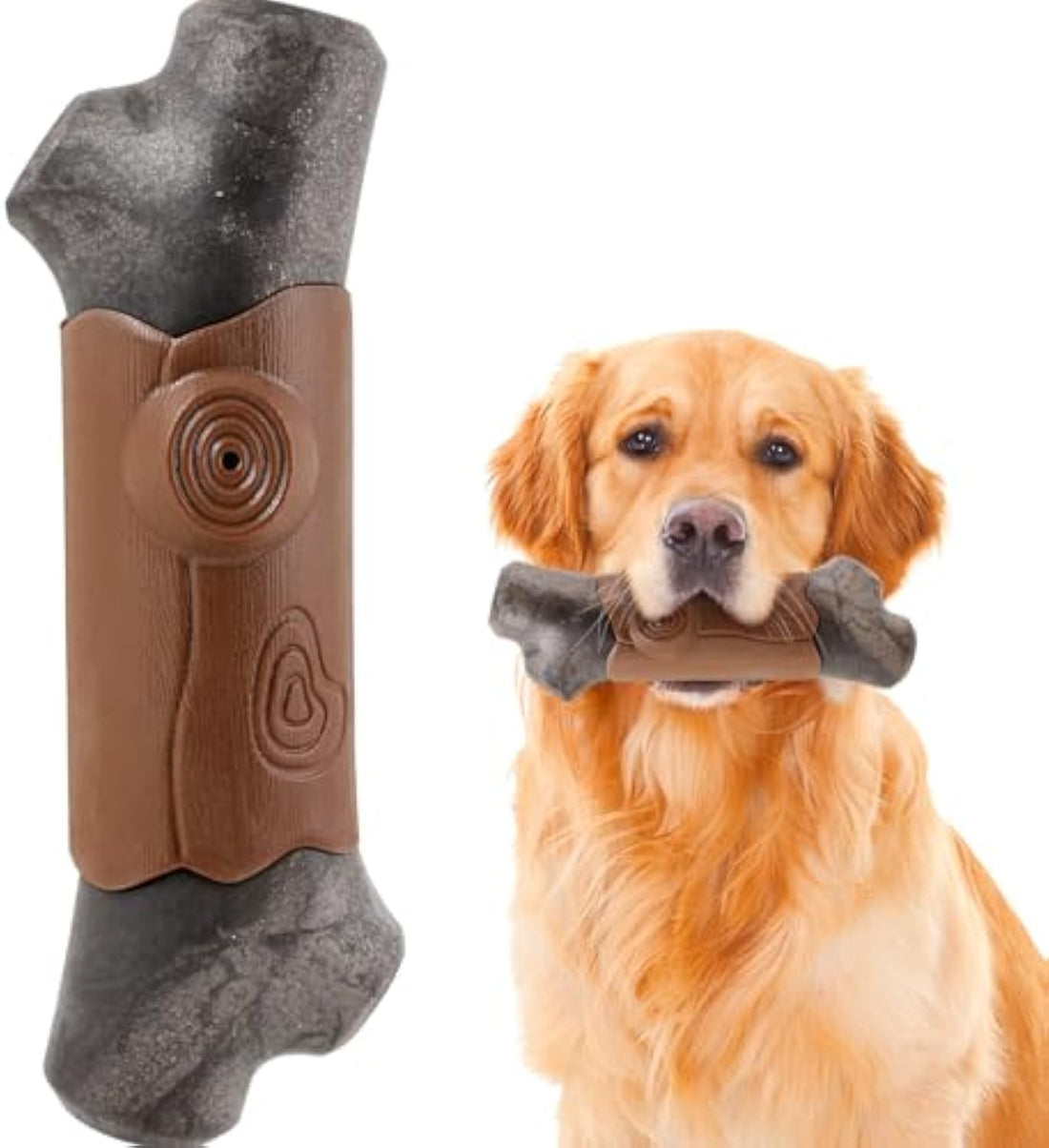 Tough Pet Chew Toy Indestructible Durable Bacon Flavor Interactive Toy