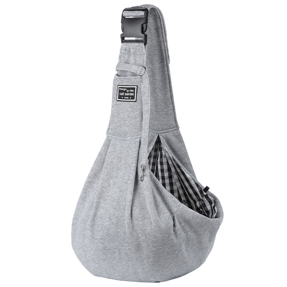 Pet Carrier Bag Outdoor Travel Shoulder Crossbody Cotton Sling Tote