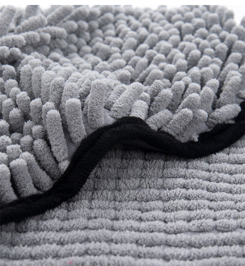 Super Absorbent Pet Bathrobe Microfiber Quick Drying Bath Towel