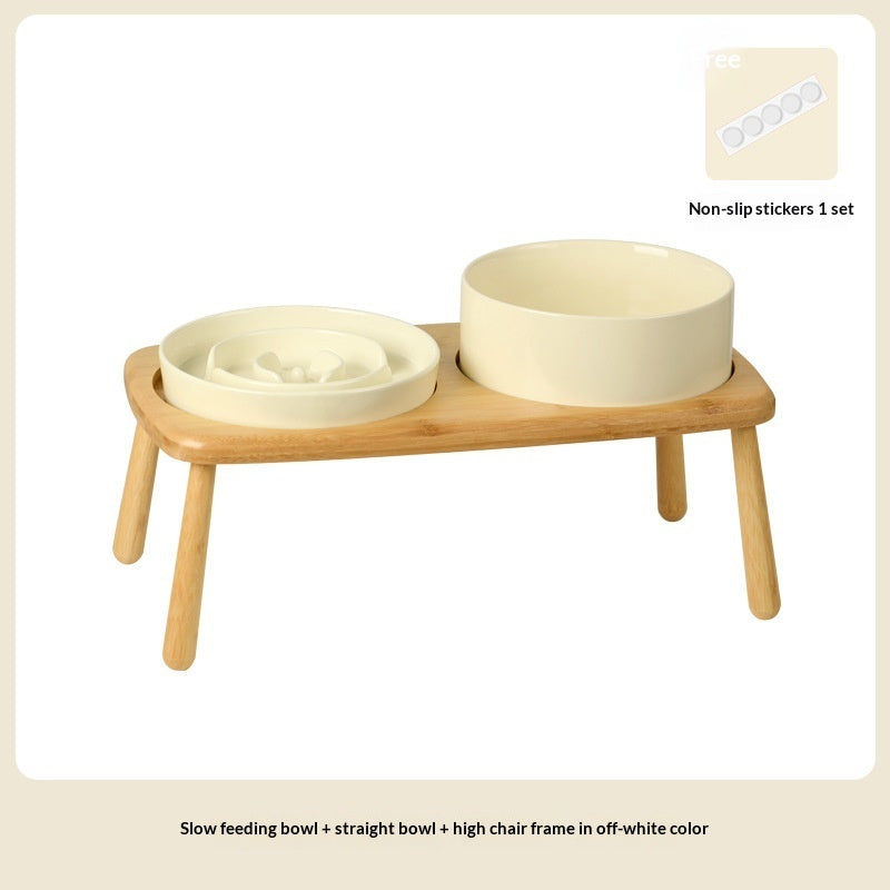 Ceramic Slow Feeding Anti Choking Feeder Bowl