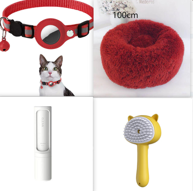 Rechargeable Mist Pet Grooming Self Cleaning Slicker Brush Tool
