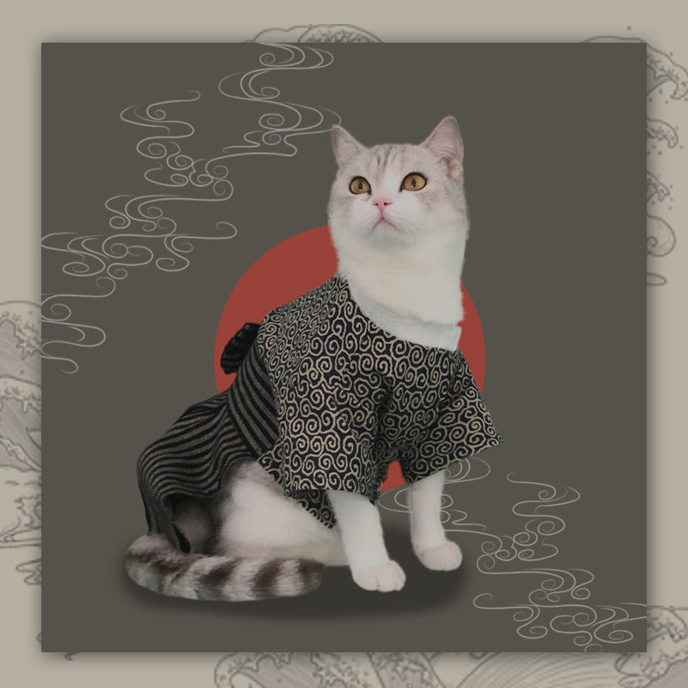 Pet Japanese Kimono Style Fighting Clothing Suit