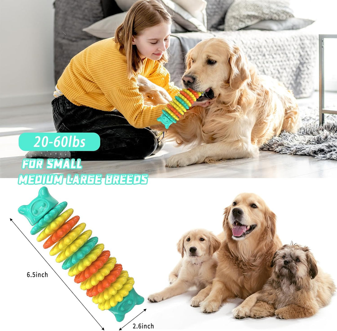 Durable Pet Chew Toy Indestructible Rubber Interactive Outdoor Entertainment
