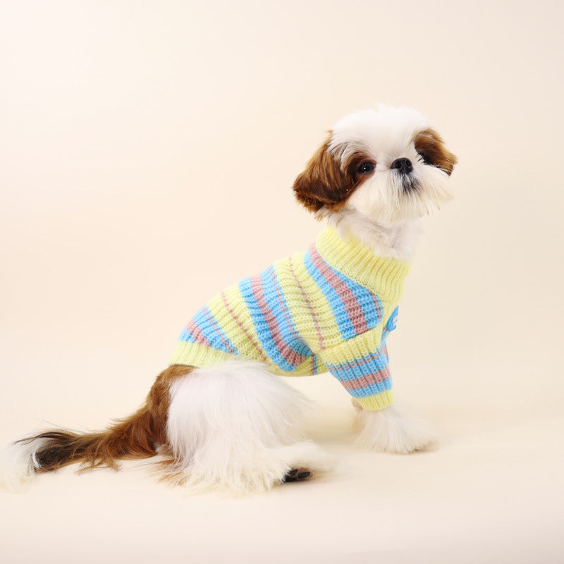 Autumn Winter Small Pet Sweater Warm Clothing