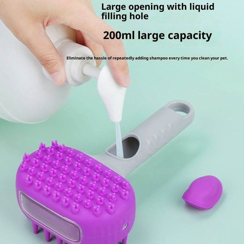 Pet Shower Brush Floating Bath Hair Cleaning Grooming Tool