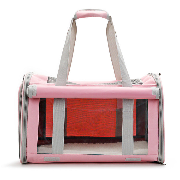 Pet Transparent Breathable Foldable Portable Outdoor Travel Bag