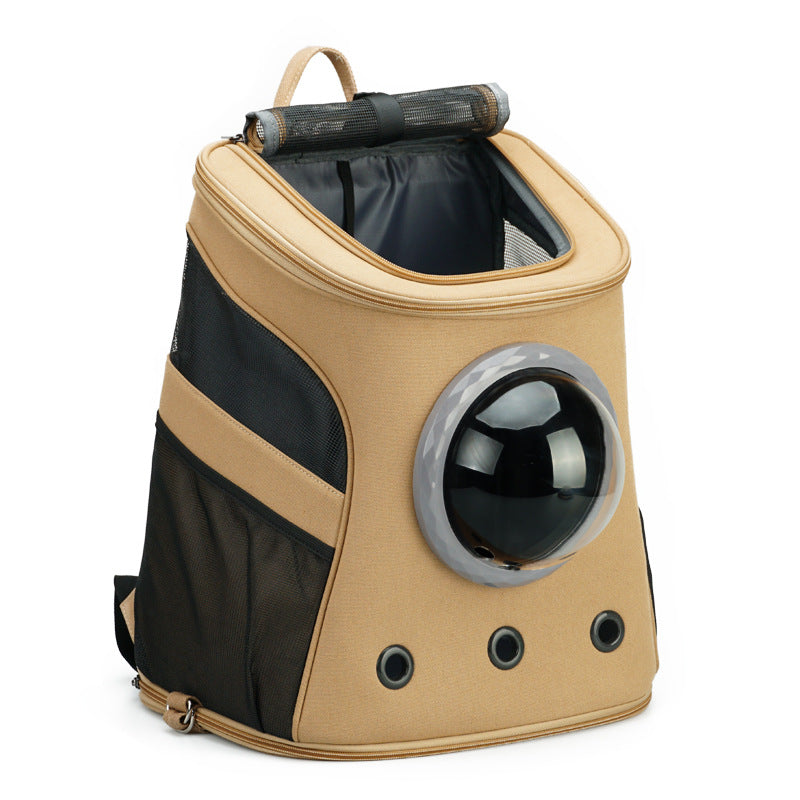 Pet Portable Backpack Style Carrier Bag Medium Size Travel