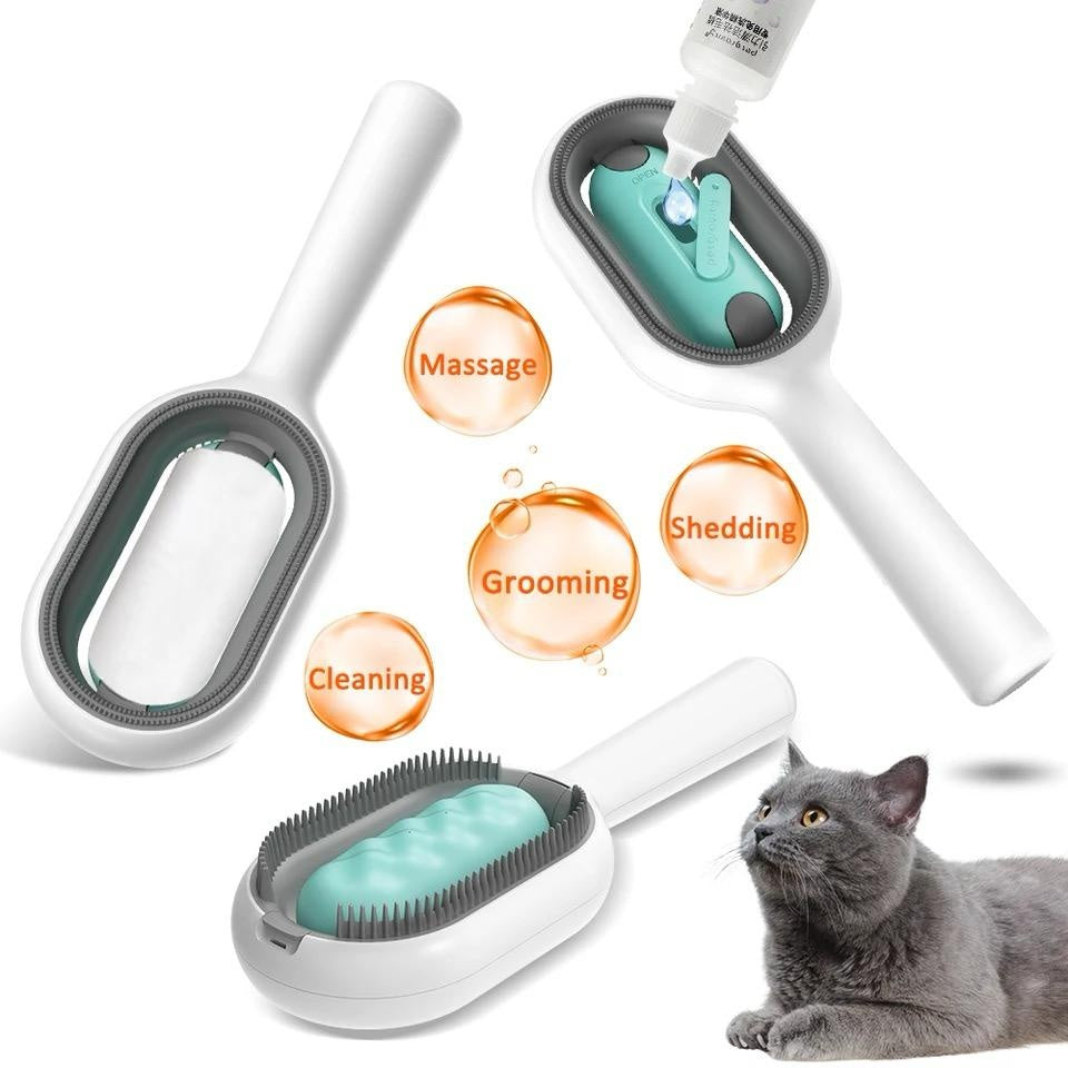 Pet Grooming Dematting Comb Hair Removal Brush With Tank For Pets