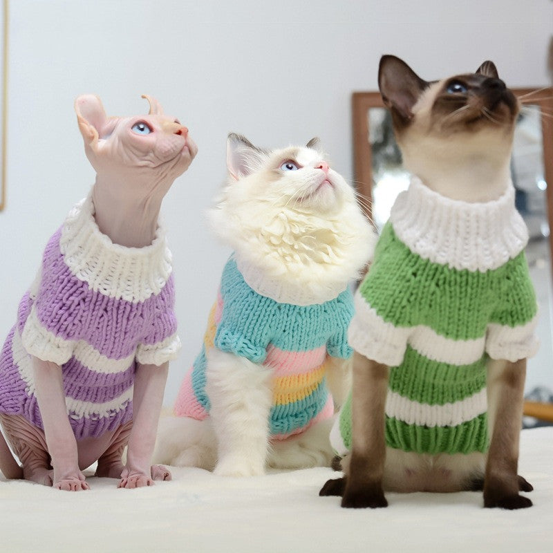 Hairless Pet Sweater Warm Cozy Clothing