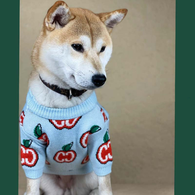 Autumn Winter Thick Knit Pet Sweater Warm Clothing