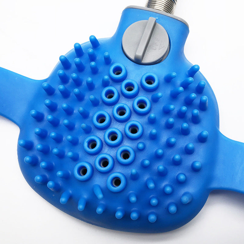 Outdoor Pet Bath Brush Cleaning Grooming Shower Tool