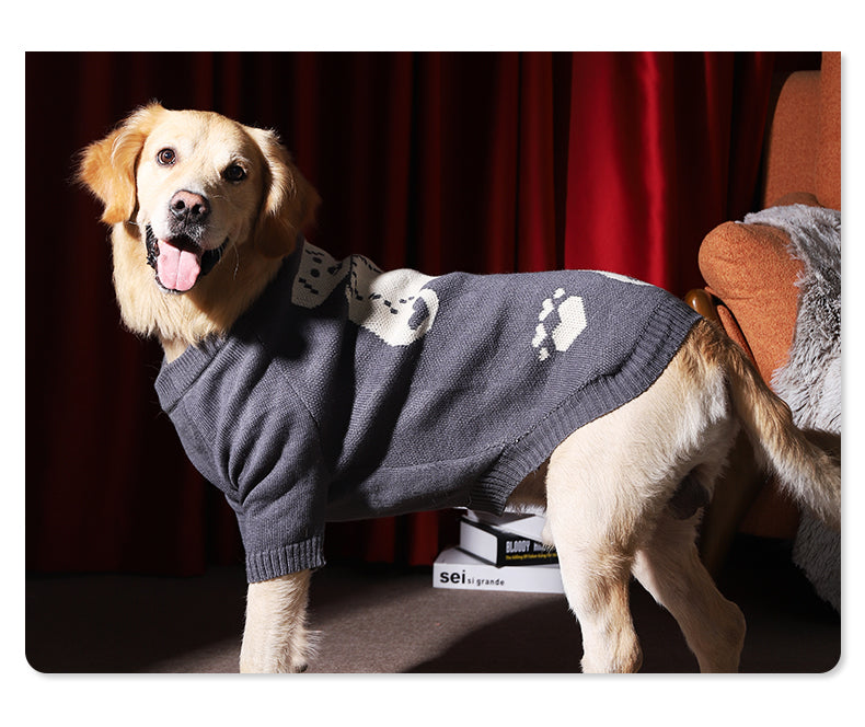 Winter Warm Large Pet Thick Sweater Clothing