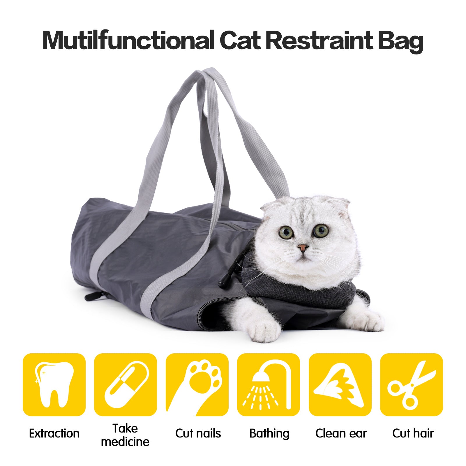 Pet Travel Bag Double Layer Anti Scratch Bite Carrier Bag